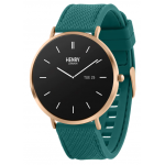 Henry London HSL014 智能手錶 (金色和水鴨色矽膠錶帶)